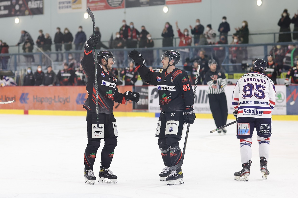 Crocodiles schlagen Hammer Eisbären